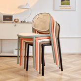 Autumn-A Rattan Woven Outdoor Stackable Plastic Chair